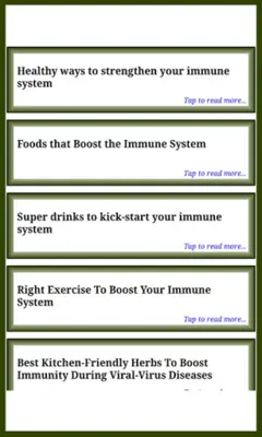 Immunity Power android App screenshot 9