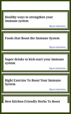 Immunity Power android App screenshot 1